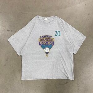 Vintage MLB Arizona Diamondbacks Luis Gonzalez 20 Lee Sport Jersey T-Shirt XL